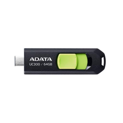 ADATA MEMORIA FLASH ADATA UC300 64GB USB-C 3.2 VERDE (ACHO-UC300-64G-RBK/GN)