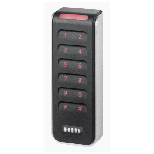 HID Identity Lector con Teclado Capacitivo SIGNO Multitecnologia/ 20KNKS-01-00001H/ Garantia de Por Vida/ Pigtail/Wiegand & OSDP/Mullion