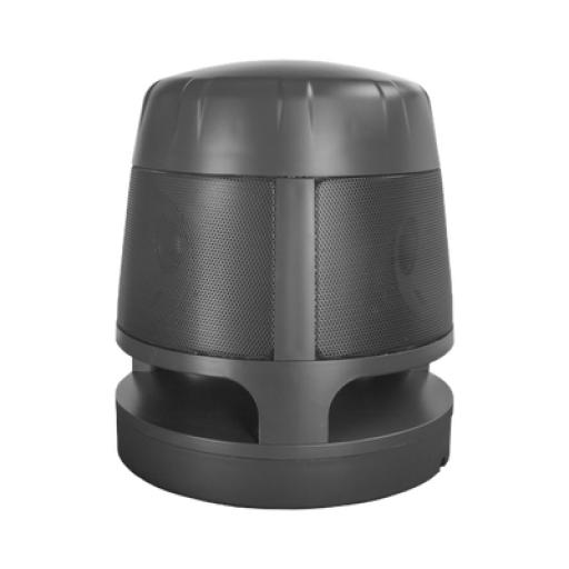 TRUAUDIO Altavoz para exteriores de 6.5 in | 360 grados | 3 tweeters | 8 ohms | 70V/100V | conmutables
