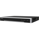 Hikvision Digital Technology NVR 8 Megapixel (4K) (Compatible con Cámaras ACUSENSE) / 16 canales IP / 16 Puertos PoE+ / 2 Bahías de Disco Duro / Salida de Vídeo en 4K / 300 Metros PoE Modo Extendido