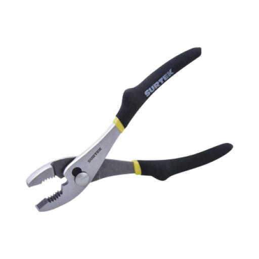 Surtek Pinza para mecánico de 8" con mango de vinil.