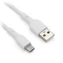 CABLE USB V 2.0 TIPO C PVC BRobotix BLANCO 1.0 m.