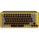 Logitech TECLADO LOGITECH POP KEYS MECANICO INALAM BT BLAST YELLOW (920-010713)