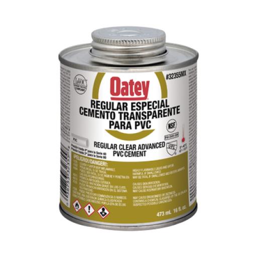 AMANCO-WAVIN Cemento Claro de 473 ml para Tubo Conduit PVC Pesado.