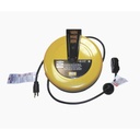 Hubbell Carrete de Cable comercial (16/3 rudo), para 125 V CA, 10 A, 7.6 m de longitud con conector HBL5969VBLK.