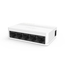 Hikvision Digital Technology Switch No Administrable de 5 Puertos para Escritorio / Fast Ethernet  10 / 100 Mbps / Diseño Compacto y Estetico
