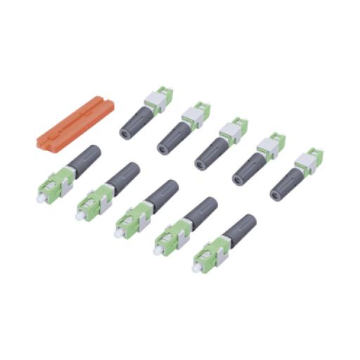 Tempo Conector Mecánico Monomodo SC/APC Pre-pulido 3mm (Bolsa con 10 PIEZAS)