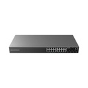 Grandstream Networks Switch Gigabit Administrable / 16 puertos 10/100/1000 Mbps + 4 Puertos SFP Uplink / Compatible con GWN Cloud.
