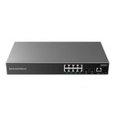 Grandstream Networks Switch Gigabit Administrable / 8 puertos 10/100/1000 Mbps + 2 Puertos SFP Uplink / Compatible con GWN Cloud.