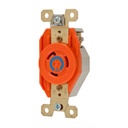 Hubbell Receptáculo Sencillo de Media Vuelta/ 20 A 250 V CA / 2 Polos 3 Hilos / Nema L6-20R.