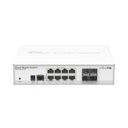 Mikrotik Cloud Switch Router 8 Puertos Gigabit Ethernet y 4 Puertos SFP, throughput 975 kpps