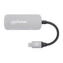 Docking Station USB-C a HDMI Manhattan Gris.