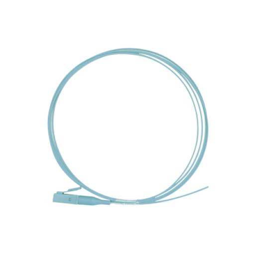 LINKEDPRO BY EPCOM Pigtail de Fibra Óptica Simplex LC, PVC, OM4 50/125, Aqua, 1 metro
