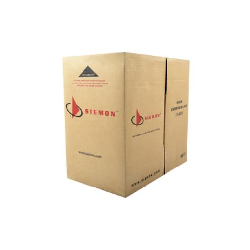 Siemon Bobina de Cable UTP Reelex, de 4 pares, Desempeño Cat6, CMP (Plenum), Color Amarillo, 305m