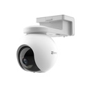 EZVIZ Camara PT / Wi-Fi / Con Bateria Recargable (Sin Cables) / 2K Plus (4 Megapixel)  / Compatible con Panel Solar CS-CMT-SOLARPANEL-C﻿ / Seguimiento Inteligente / Visión Nocturna a Color / Detección humana  / Exterior