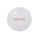 NetPoint Antena de parabola profunda, blindada, con supresión al ruido de 6 ft, 4.9-6.4 GHz, Ganancia 41 dBi con SLANT de 45 ° y 90 °, ideal para distancias superiores a 100 km, Conectores N-hembra, montaje con alineación milimétrica.