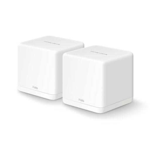 Mercusys KIT de Sistema Inalámbrico H30G Mesh / Doble banda 2.4GHz y 5GHz AC 1300Mbps / Doble puerto 10/100/1000 Mbps / Control vía App / Roaming Continuo