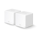 Mercusys KIT de Sistema Inalámbrico H30G Mesh / Doble banda 2.4GHz y 5GHz AC 1300Mbps / Doble puerto 10/100/1000 Mbps / Control vía App / Roaming Continuo