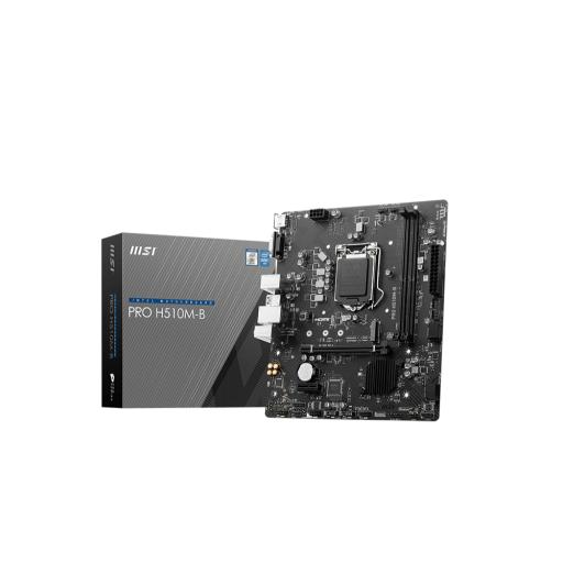 MSI TARJETA MADRE MSI PRO H510M-B M2 LGA 1200 DDR4 MATX HDMI-VGA