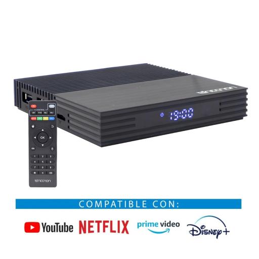 [NECNON_NCAT3M0116] NECNON 750363515160 ANDROID TV BOX NECNON 3M-2 ANDROID 11 ATV 4K NEGRO NCAT3M0116