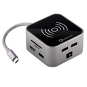 Getttech HUB GETTTECH TIPO C WIRELESS GHW-69401 HDMI/RJ45/SD/TF/USB/3.5MM