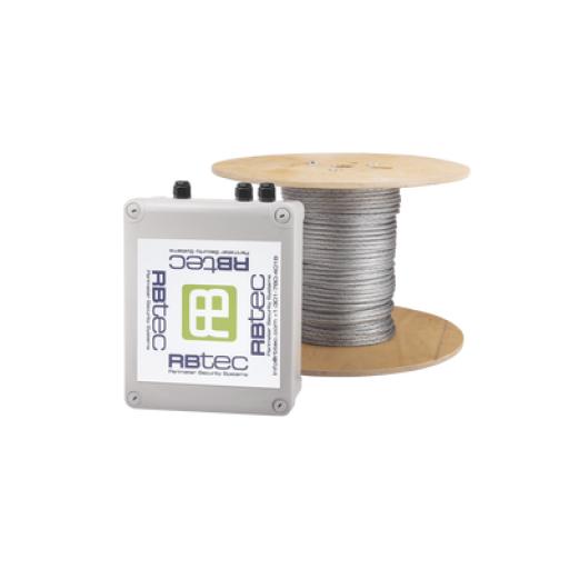 RBT Kit de Cable Sensor Para Cercas Ciclónicas IRONCLAD / 75 METROS / 1 ZONA / Sin Falsas Alarmas por Viento / TODO Incluido/TARJETA LPU400/ Calibración por Software
