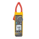 Fluke Pinza Amperimétrica CC/CA de Verdadero Valor Eficaz con iFlex CAT III 1500 V. Ideal para Sistemas Solares, Eólicos, Baterías, Inversor, etc.