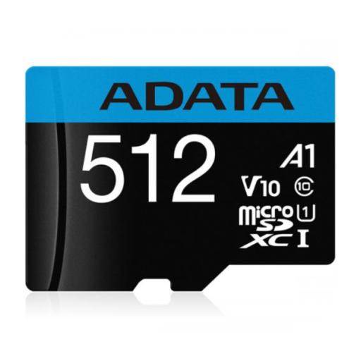 ADATA MEMORIA MICRO SDXC ADATA 512GB UHS-I C10 C/ADAPT(AUSDX512GUICL10A1-RA1