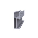 Syscom Riel 5 para montaje de módulos fotovoltaicos de aluminio anodizado de 4400mm.