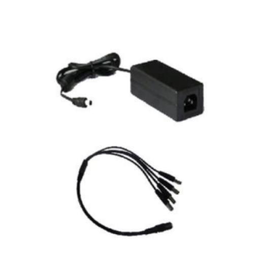 SAXXON PSU1205DPAQD - Paquete de fuente de poder y divisor de energia / 12 V DC / 5 A MP Saxxon