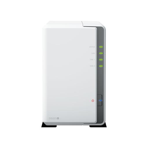 Synology Servidor NAS de 2 Bahías / Hasta 32 TB / Servicio Nube Gratis (P2P) / Administración Remota y Respaldo Programado