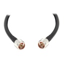 Epcom Jumper con Cable tipo RG8 con Conectores N Macho / N Macho de 3 metros.