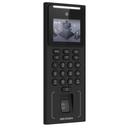 Hikvision Digital Technology Terminal Facial Min Moe WIFI Administrable por Smartphone o Nube /  Acceso y Asistencia /500 Rostros y Lector de Tarjetas MIFARE / 3,000 Huellas / 3,000 Tarjetas
