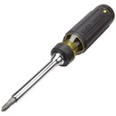 Klein Tools Desarmador Multipunta 15 en 1 con Matraca 
