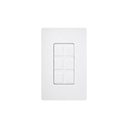 Lutron Caja de pared para contactos varios, 6 mini espacios.