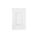 Lutron Caja de pared para contactos varios, 6 mini espacios.
