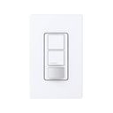 Lutron (XCT) Apagador doble con sensor de presencia, ideal para salas de entretenimiento, conferencia, etc.