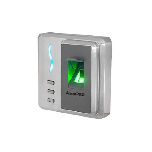 ZKTECO - AccessPRO Lector de huella y proximidad autónomo / 200 huellas / 100 tarjetas / Wiegand 26bits / RS485/232