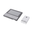Kocom KIT DE VIDEOPORTERO IP COLOR NEGRO / Apertura con app / Súper elegante / Monitor WIFI / soporta 4 monitores y 2 frentes de calle/ Alimentacion 110vca