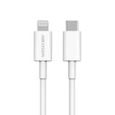 Hikvision Digital Technology Cable USB-C a Lightning / MFi Certificado / 1 Metro / Ideal para iPhone, iPad y iPod / Carga Rápida 3 Amp / Carga y Sincronización de Datos / 480 Mbps /  60 Watts 