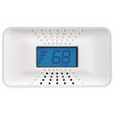 First Alert Alarma de monóxido de carbono (CO) con batería de 10 años y display digital de temperatura 