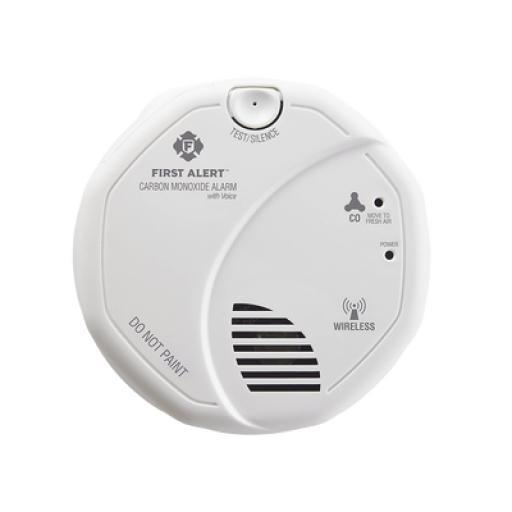 First Alert Alarma de monóxido de carbono (CO) interconectada inalámbricamente con voz y ubicación de la alerta