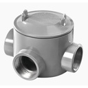RAWELT Caja con Tapa Tipo GRT de 3/4" (19 mm) / Caja a Prueba de Explosión / Para Áreas Peligrosas con Tapa / Libre de Cobre.