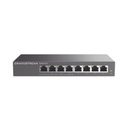 Grandstream Networks Switch PoE+ Gigabit No Administrable / 8 puertos 10/100/1000 Mbps / 4 puertos PoE+ /  hasta 60W