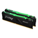 Kingston technology MEMORIA DIMM DDR4 KINGSTON (KF437C19BBAK2/16) 16GB (2X8GB) 3733MHZ, FURY BEAST RGB, CL19