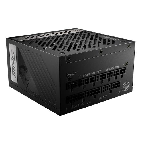 FUENTE DE PODER MSI (MPG A1000G PCIE5) 1000W, PCI5, FULL MODULAR, 80 PLUS GOLD, PFC ACTIVO, ATX 3.0