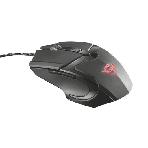 MOUSE TRUST GXT (21044) 101 GAV GAMING MOUSE BLACK, 4800DPI, 6 BOTONES