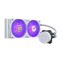 VENTILADOR P/CPU COOLER MASTER (MLW-D24M-A18PC-RW) ML240L V2 RGB WHITE EDITION
