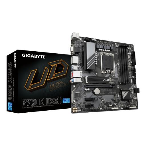 Tarjeta Madre Gigabyte MicroATX B760M DS3H S-1700 192GB DDR5