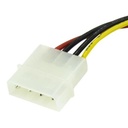 StarTech.com CABLE ADAPTADOR 15CM DE PODER MOLEX LP4 4 PINES A SATA 15 PINES